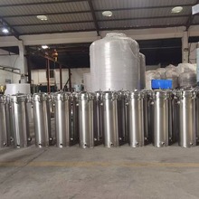 保安过滤器大流量工业水处理304不锈钢卡箍法兰pp棉芯 精密过滤器
