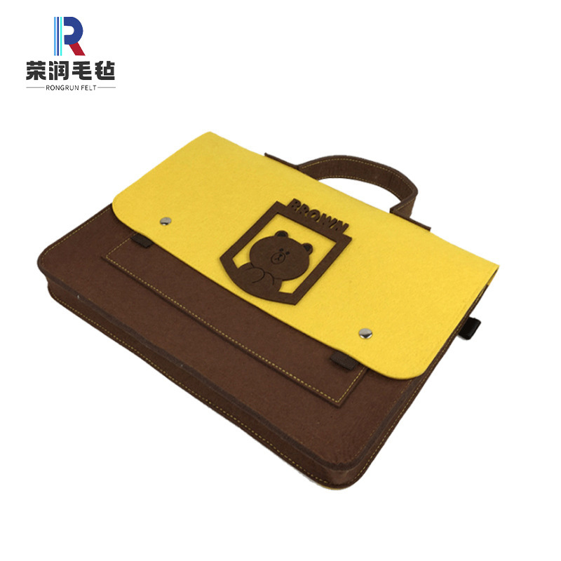 【电脑包】笔记本毛毡电脑保护套手提多重收纳平板整理包LOGO轻便
