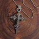 Personalized Retro Gothic Crucifix Skull Cross Pendant Necklace Men Trend Punk Jewelry Gift