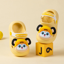 儿童拖鞋夏新款可爱卡通软底宝宝洞洞鞋男童女童透气耐磨小童凉拖