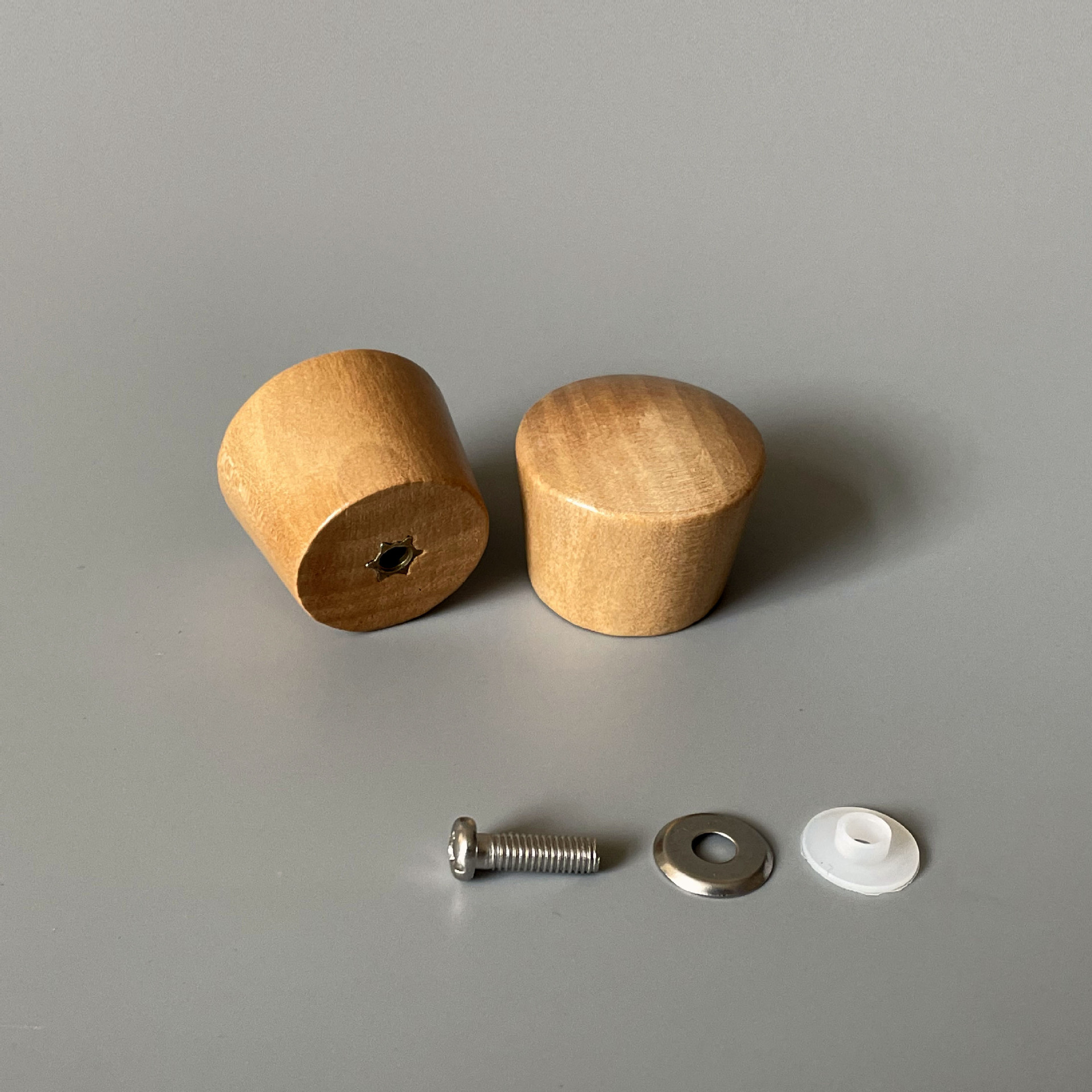 Aislamiento térmico antiescaldado Manija de madera maciza cuentas superiores Tapón de olla universal Manija Accesorios de tapa Tapa de vidrio Tapa de asa Tapa de asa