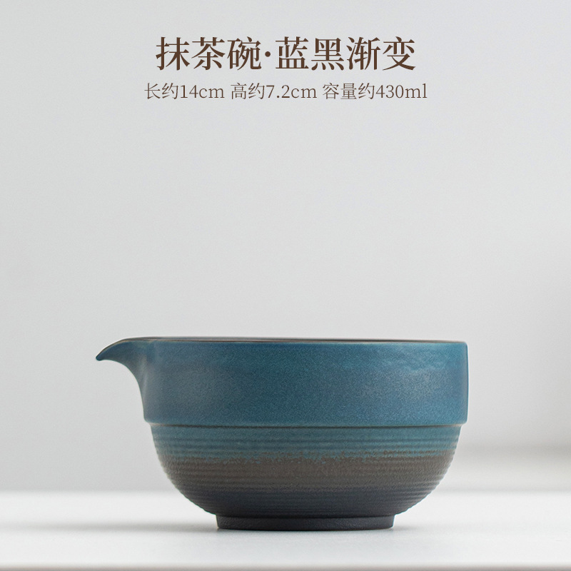 Matcha, tea cup, gradient