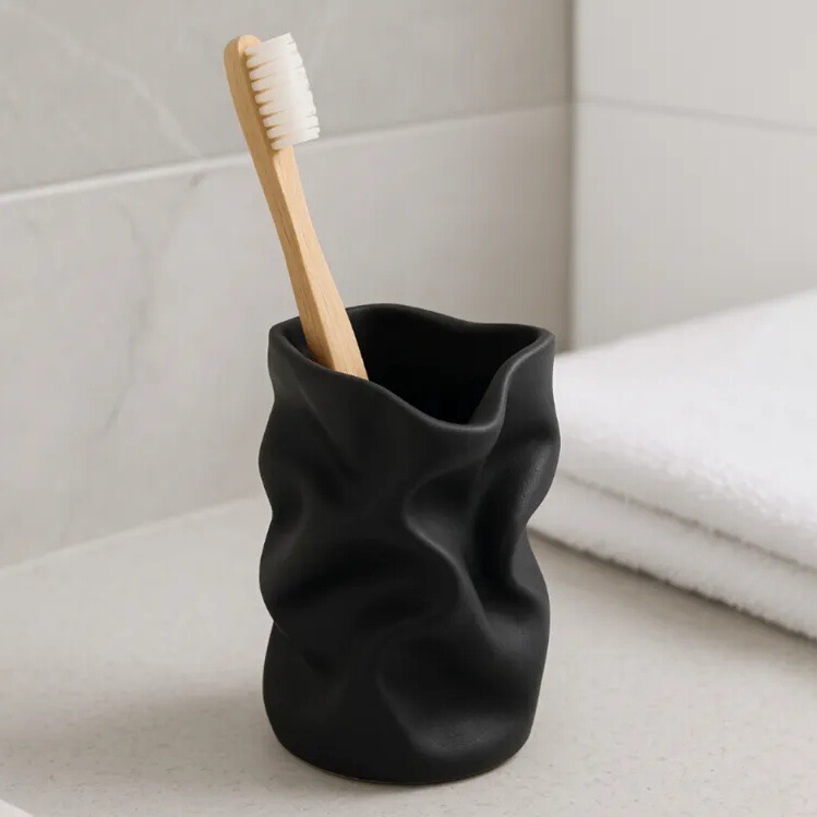 Cross-Border New Product Modern Asymmetrical Toothbrush and Toothpaste Holder Bathroom Decoration Bathroom Accessories Decoration Cross-Border New Product Modern Asymmetrical Toothbrush and Toothpaste Holder Bathroom Decoration Bathroom Accessories Decoration