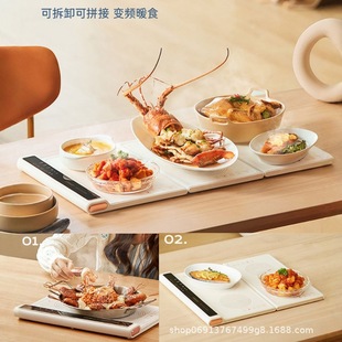Colorful Dingdang Warm Cutting Board Insulation Board Three-Board Qc-Ncb01-3A-Home Multi-Functional Foldableable Insulation