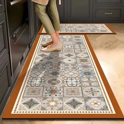 Avtomobil döşəmə paspasları — Mats, Home Kitchen Waterproof, Dirt-Resistant - rytc-16-technical-cloth-rubber-sole-40x60cm-one-piece