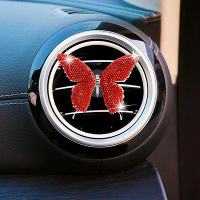 Conditioning Vent Decoration Air Vent – Car Perfume Aromatherapy - red-diamond