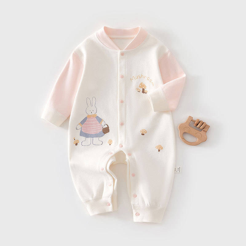 秋のベビー服 長袖ロンパース 新生児服 綿100% ロンパース 安陽ベビー服 ベビーロンパース|undefined