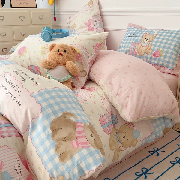 Sweetheart Bear [100% high-quality cotton, worry-free sleeping naked]