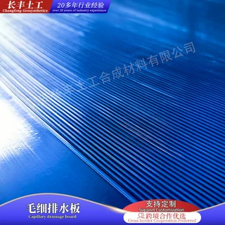 虹吸毛细排水板护坡公路隧道高铁路基疏排水铁标抗压塑料排水板