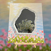 Digital mirror, materials set, decorations, handmade, cloud