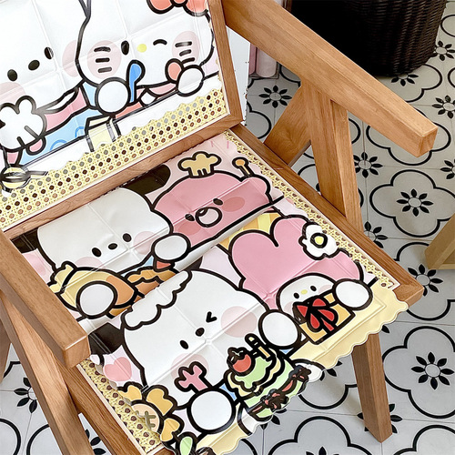 Three-Eagles Lovely Puppy Cute Summer Cooling Cushion Gel Cooling Cute Student Indoor Seat Back Pet Mat