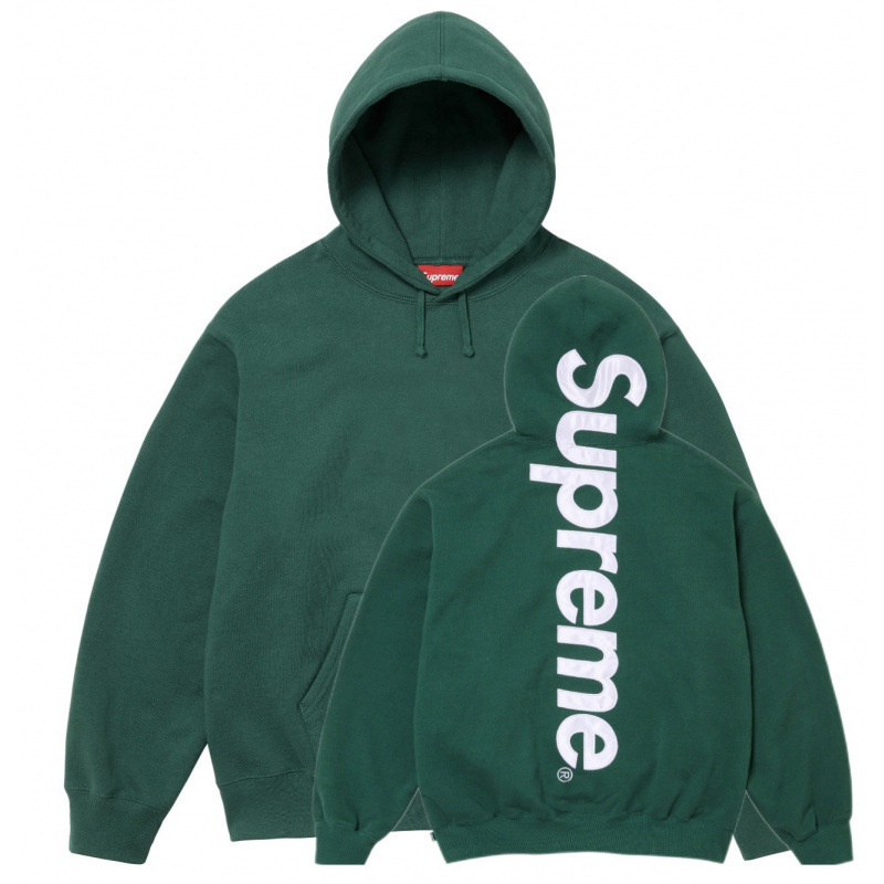 高版本supreme25SS 潮牌HOODED SWEATSHIRT 大LOGO加绒帽衫卫衣|undefined