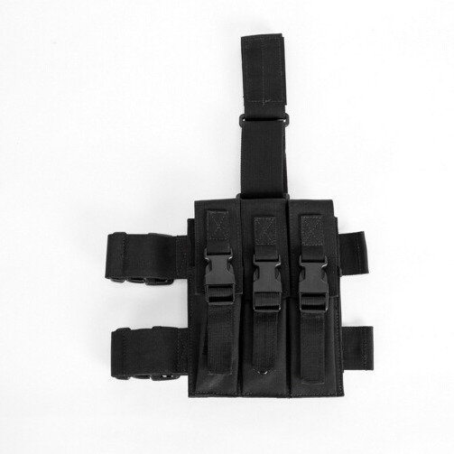 Superviviente al aire libre - MP5 Pierna 3 bolsas de clip de bala MOLLE sistema multifuncional bolsas de colgante bolsas de piernas combinadas