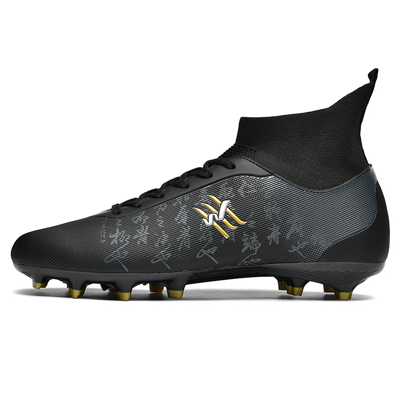 2025 nuevos zapatos de fútbol transfronterizos nuevos zapatos de fútbol transfronterizos para hombres clavos cortos césped antideslizante al por mayor juveniles