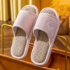 Slippers, summer non-slip fashionable footwear indoor suitable for men and women for beloved, Chinese style, wholesale