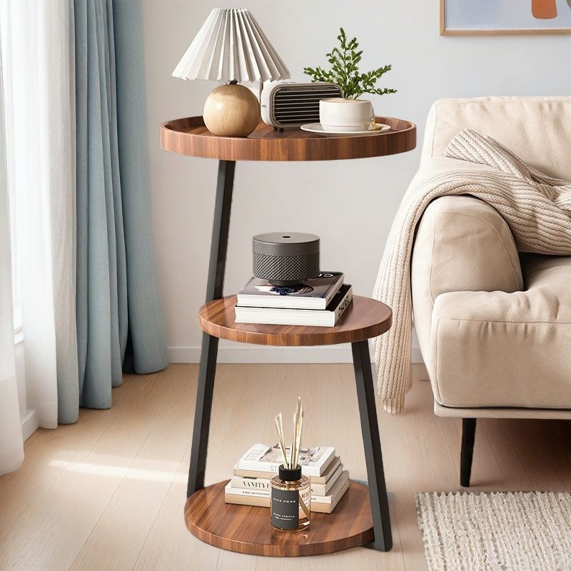 Mesa de té nórdica, sofá, sala de estar, mesas de cabezal de cama, esquina simple, gabinete, pequeña mesa redonda