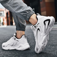 Men's Shoes 2024 size 48 Sports Shoes Full Super Fiber Warm Single Shoes Trendy and Versatile Elevated Extra Large Shoes