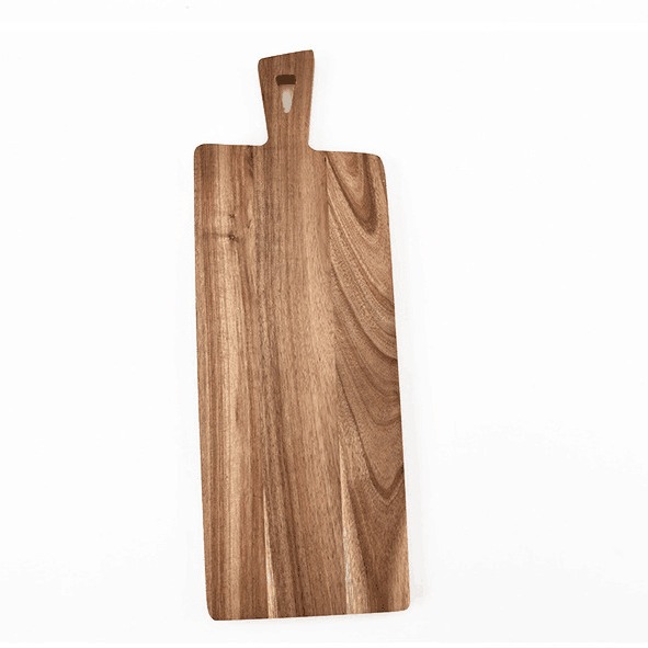 Acacia tablero de cortar tablero de pizza de madera tablero de alimentos cocina hogar tabla de cortar de madera