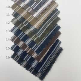 春夏色织新品韩风肌理高品质格子条纹男女童装衬衫连衣裙吊带鞋材