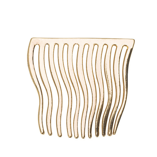 Metal hair comb without trace hair clip, temperament girl Korean back hair ornament reverse comb bangs clip, reverse hair pin