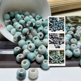 饰品配件;散珠/串珠;陶瓷工艺品