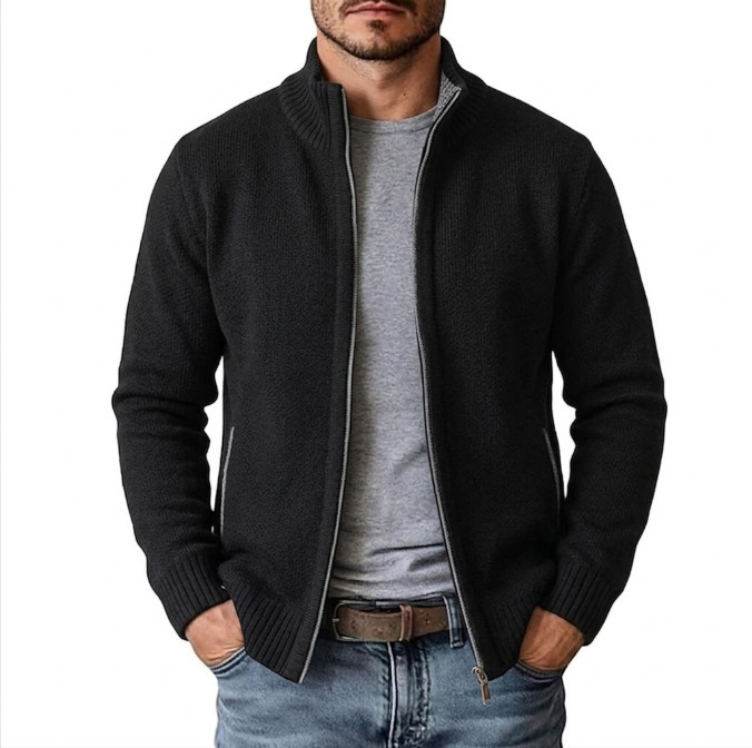 Men's Coat Youth Sweater Men's Clothing Foreign Trade Amazon Sweater Sweater Men's Casual Loose Knitted Cardigan Trendy