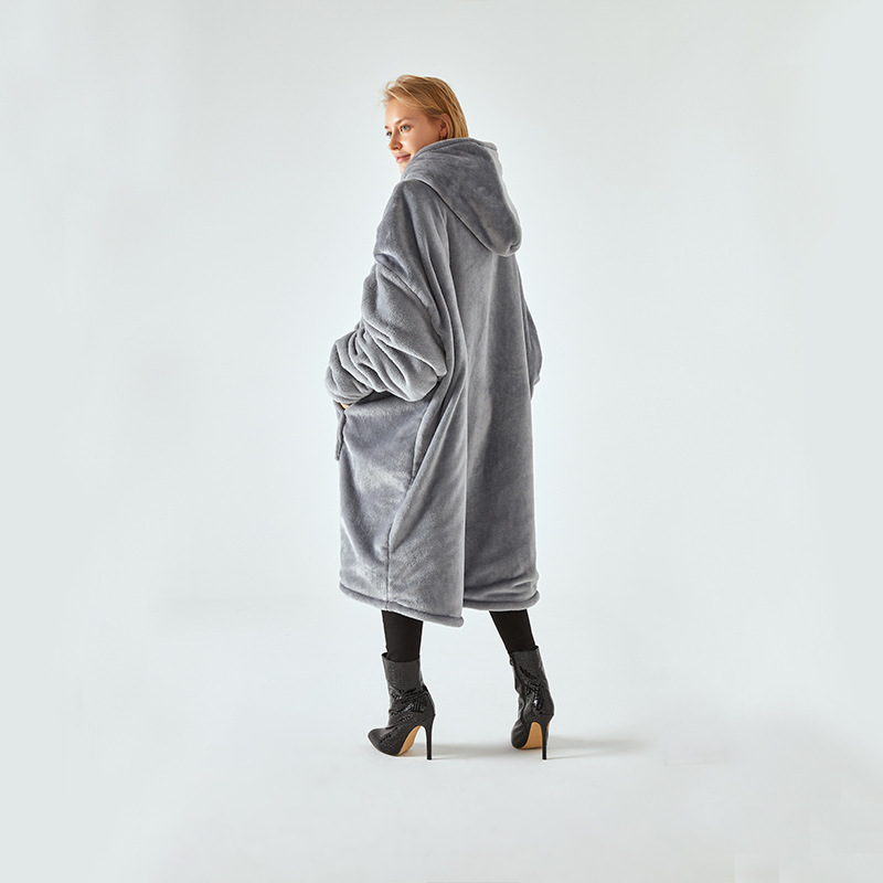 Hooded Blanket in Purple