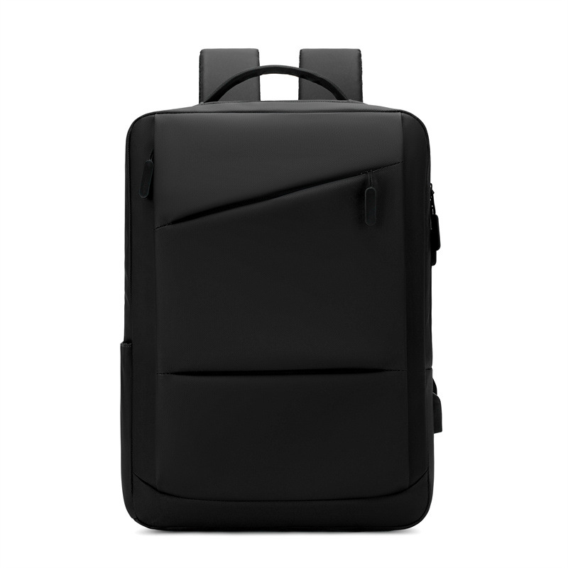 Mochila expandible 2025 simple y ligera a prueba de rociamientos barra de tracción bolsa de computadora de negocios mochila de negocios de gran capacidad