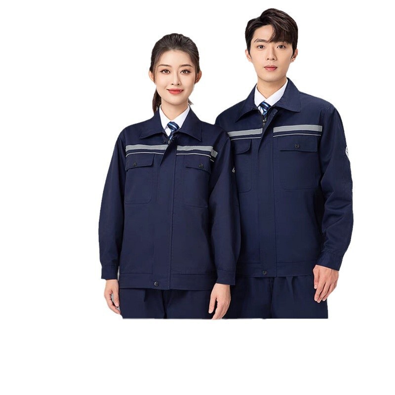 涤棉防静电劳保服工作服男棉服工装男反光车间工地工作服耐磨耐脏|undefined