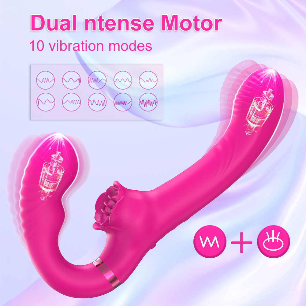 Sex toys - Female masturbator, double charging vibrator, massage stick, in body adult sex toy_voghion.com