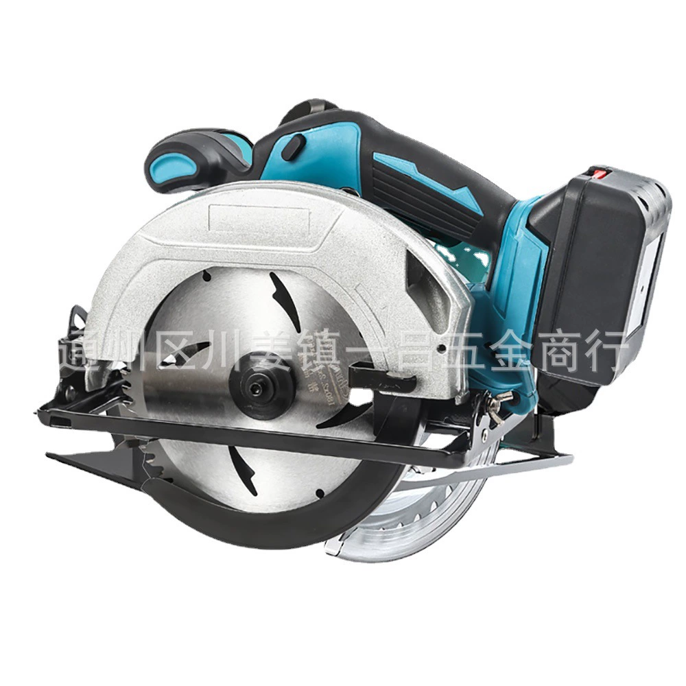 Бесщеточная литиевая электрическая циркулярная пила 7-дюймовая зарядная ручная деревянная пила для резки камня вверх ногами