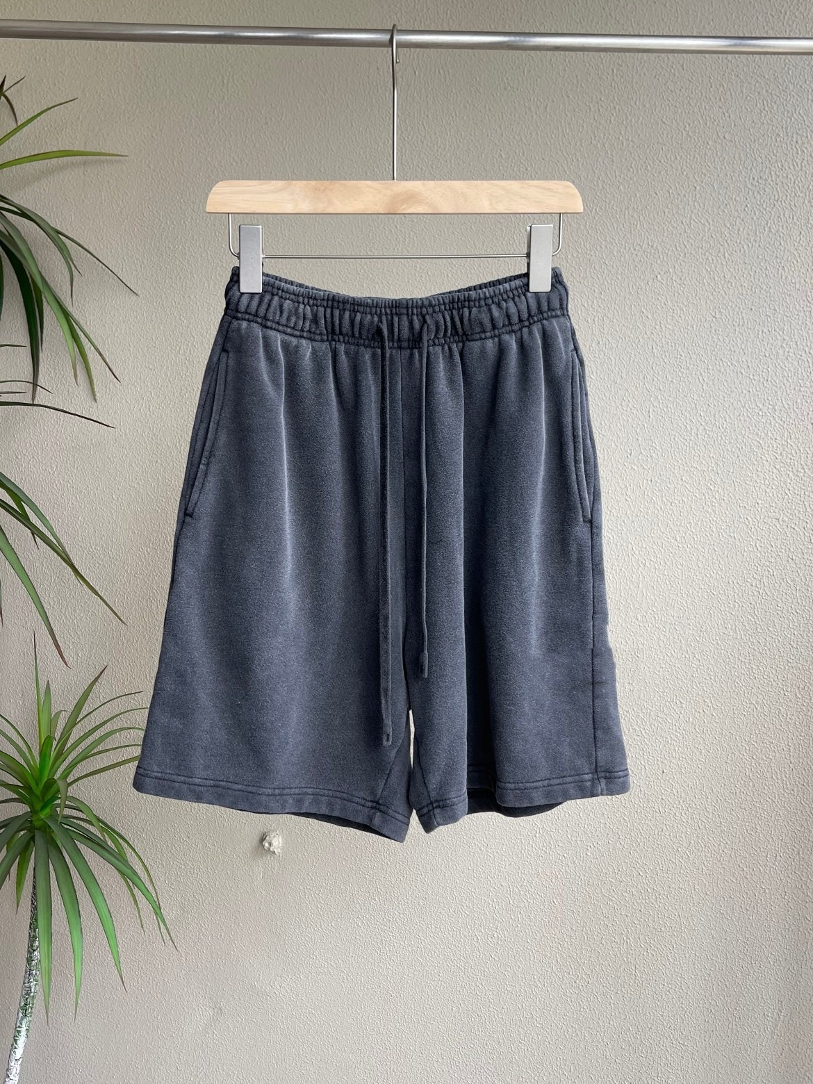 Lavados brazalete básico de Terry pantalones cortos de pareja lavado en agua brazalete básico de terry pantalones cortos de verano