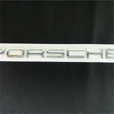 on the rear trunk, Car logo - standard-porsche24