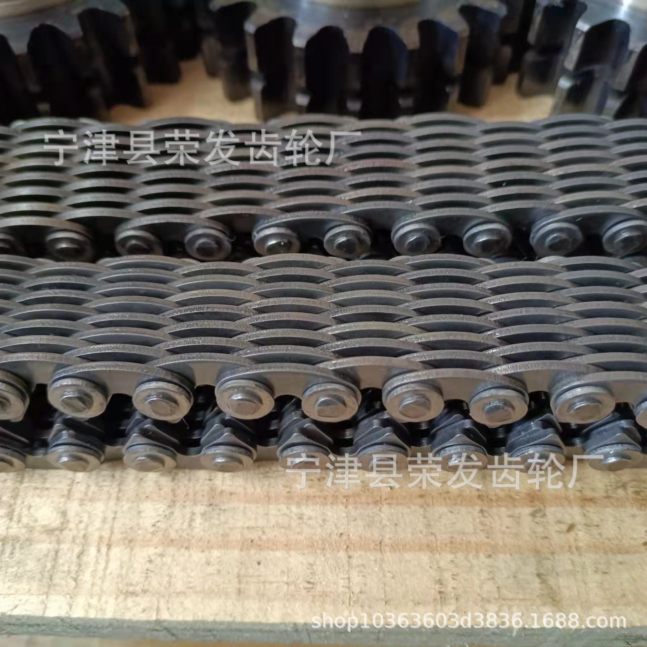CL12 节距19.05毫米 内导39片无声齿形链条及配套链轮耐用