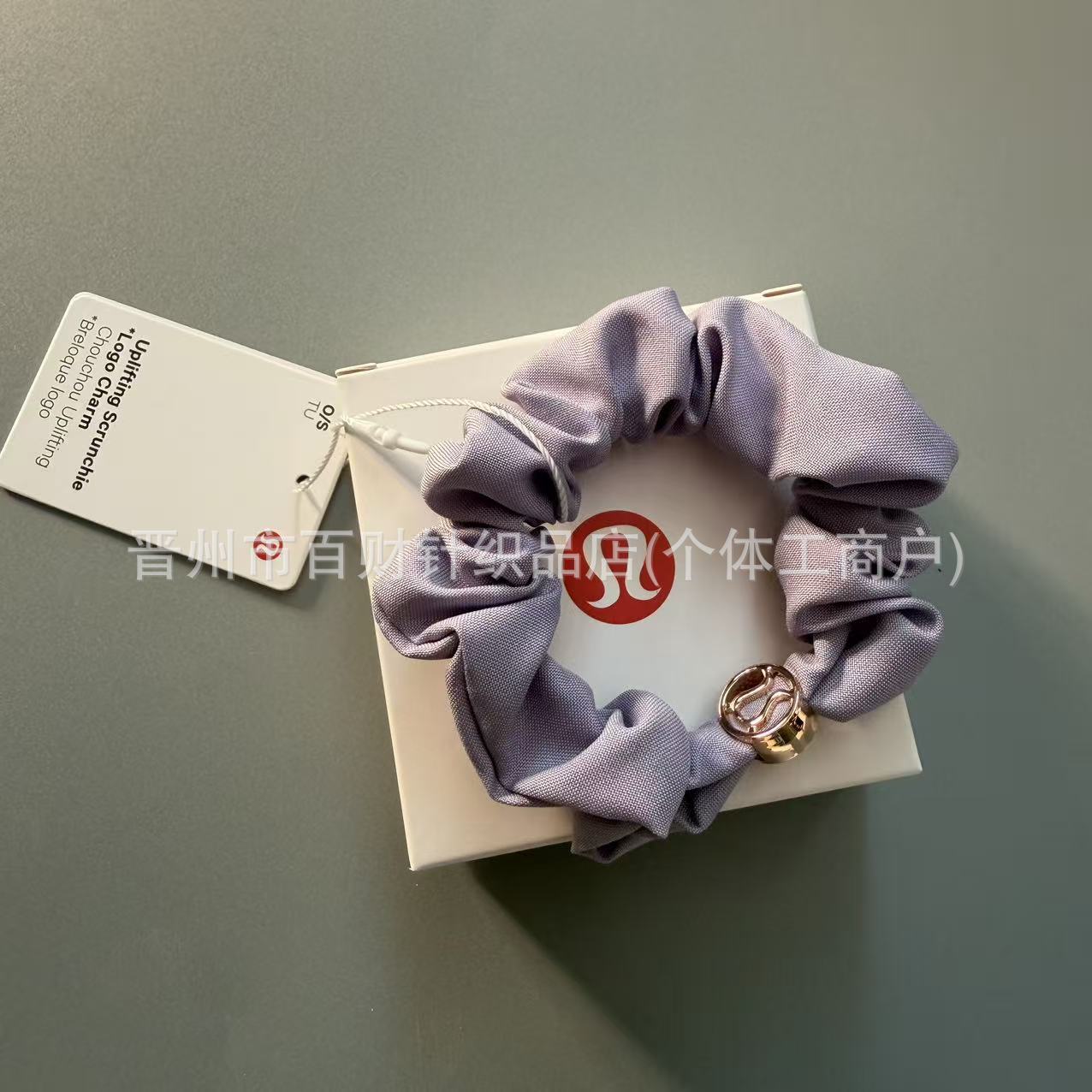 Lulu Hair Tie Scrunchie Women's Logo Hair Tie Solid Color Ponytail Hair Rope Elastic Hair Band Hair Tie