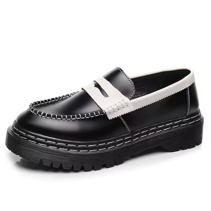 Женские лоферы Penton DS BEX контрастного цвета из натуральной кожи, низкие туфли martin, женская модная повседневная обувь в британском стиле, парусная обувь