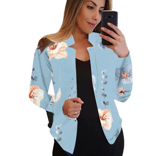 Autumn/Winter European and American Turtleneck Cardigan Coat