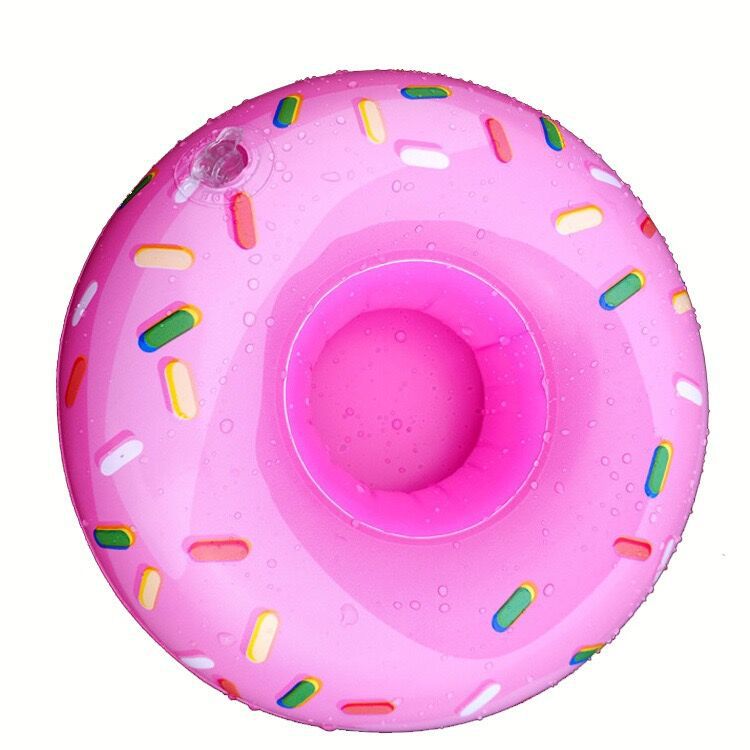 Portavasos inflable unicornio Piña Sandía de coco pato Cisne Portavasos flotante portavasos suministros de agua