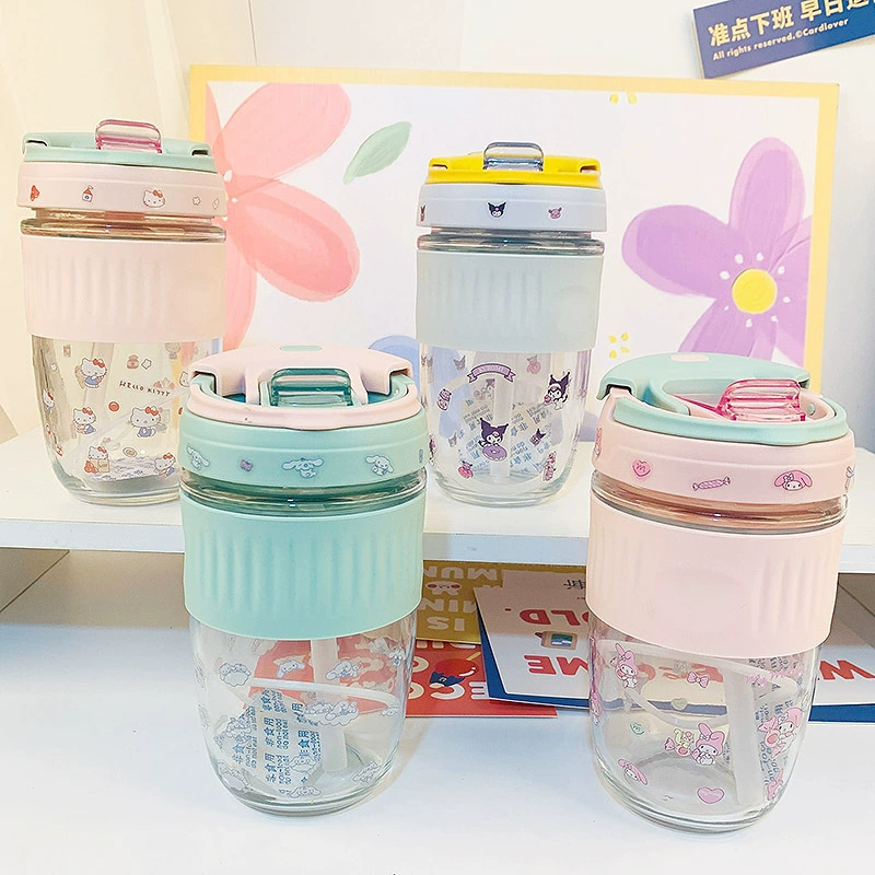 Картонный детский портативный милый летний вместительный straw with glass, защита от падения