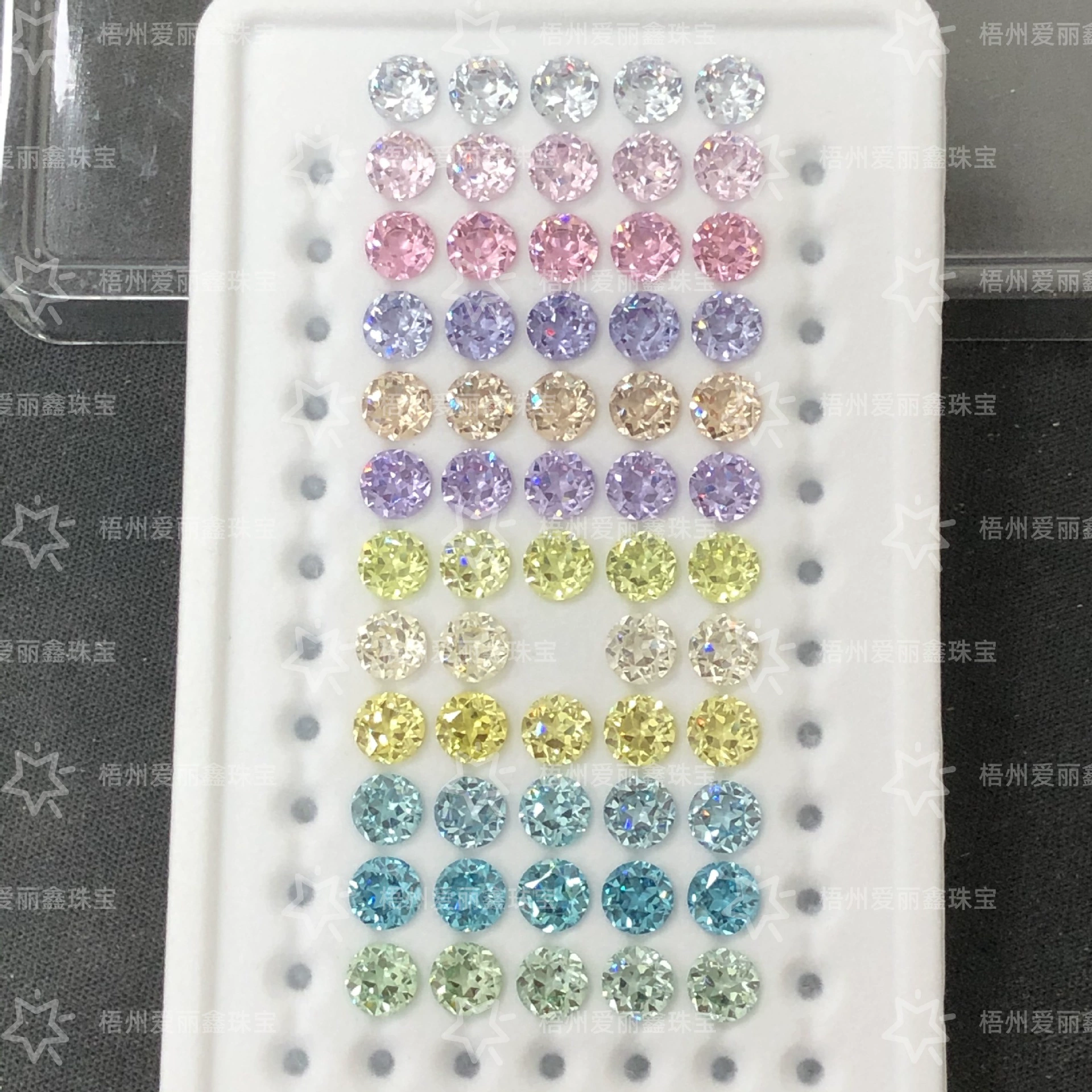 6-миллиметровый циркон огранки «звездочка», материал из Учжоу, популярный ювелирный камень высшего качества 5А, универсальный (неправильной формы)