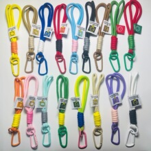 爆款编织绳钥匙扣挂绳登山扣包包挂绳手机挂件水杯挂绳公仔挂件