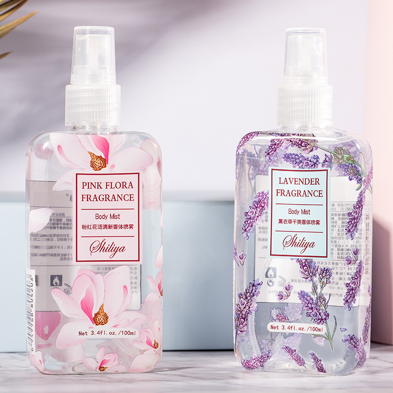 一件批发大容量100ml男女士学生清新淡香水百合薰衣草樱花味香氛
