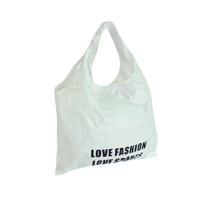 杜邦纸手提袋 客制logo撕不烂单肩购物袋印logo水洗牛皮纸包复古