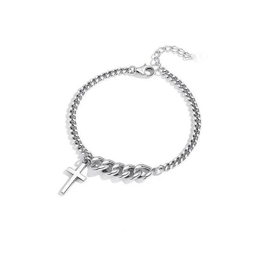 Korean Instagram-style retro short cross sweater chain women's influencer minimalist niche luxury necklace temperament versatile