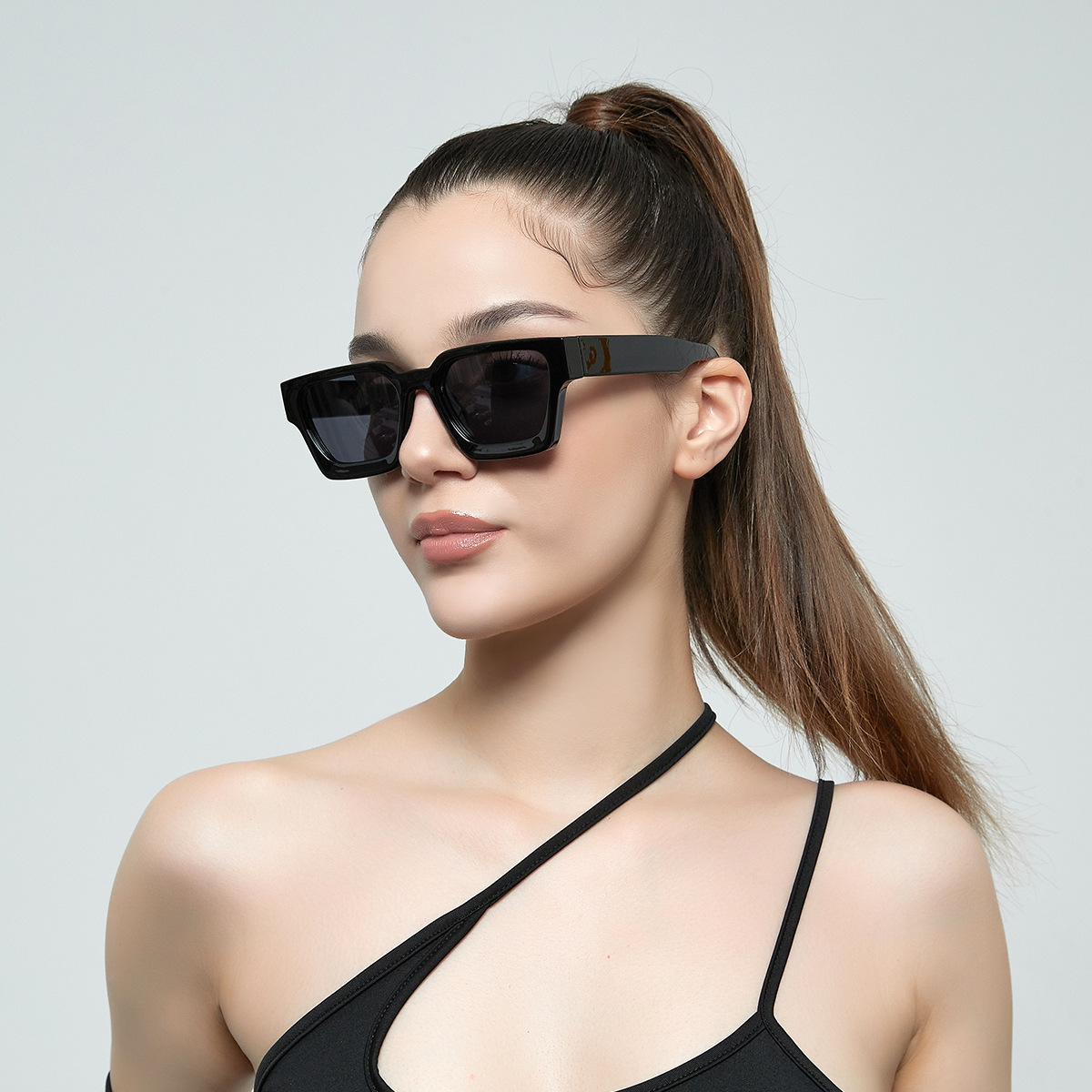 New Sunglasses Narrow Frame Glasses Men's Rectangular Frame Personalized Trendy Sunglasses Women's Instagram Style Versatile New Retro Sunglasses Men_voghion.com