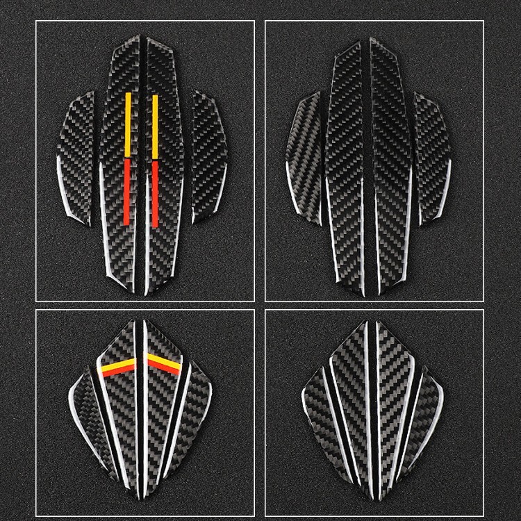 Car door anti-collision strip real carbon fiber door opening side rubber strip universal anti-scratch anti-scratch anti-scratch stick car door anti-collision