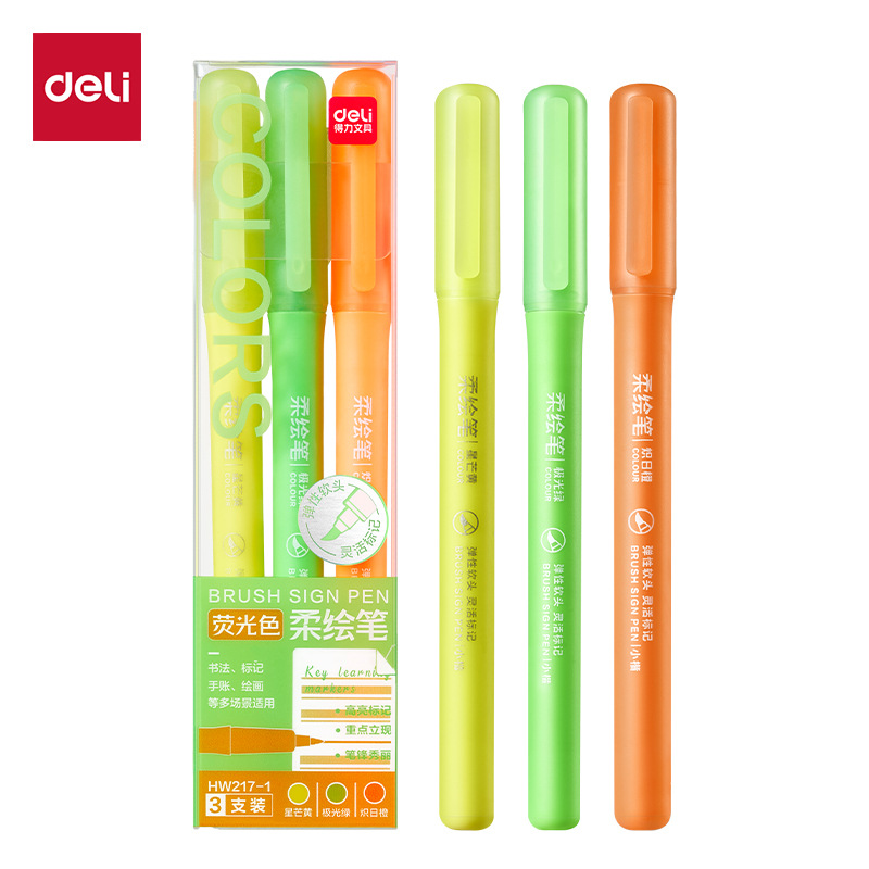 Lápiz de pintura suave fluorescente de poder, lápiz de marca de clave, lápiz de marca de estudiantes, lápiz de graffiti de gran capacidad, lápiz de graffiti multicolor