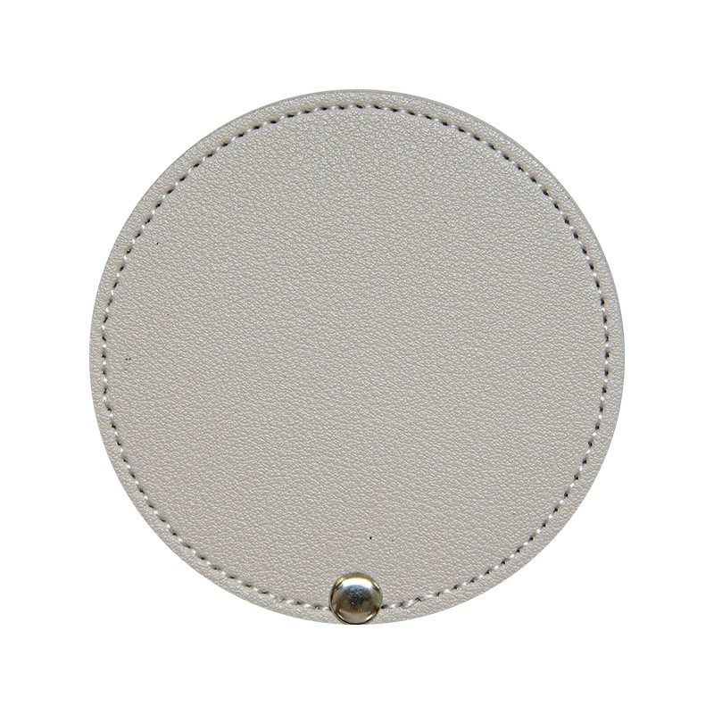 Fashionable polyurethane multicoloured handheld small mirror
