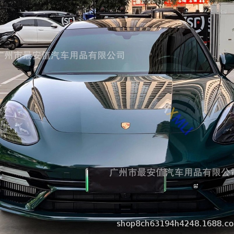 Pet Mosen Green Car Color Change Film for Full Body Modification Electric Motorcycle Body Film Bmw G20