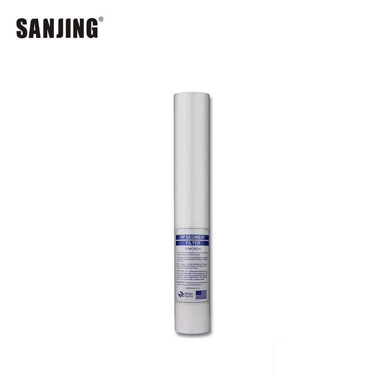 Venta al por mayor 30-inch meltblown PP elemento de filtro de algodón industrial Tratamiento de Agua consumibles PP elemento de filtro de seguridad mecánica